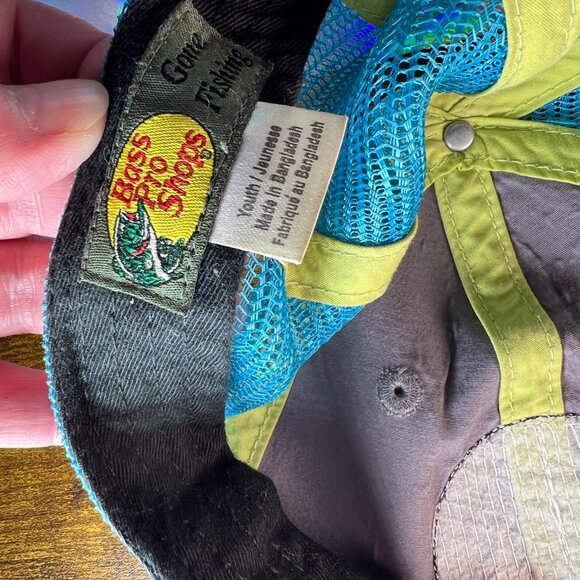 Bass Pro Shops blue size S Gone Fishing Baseball Cap - Picture 7 of 9